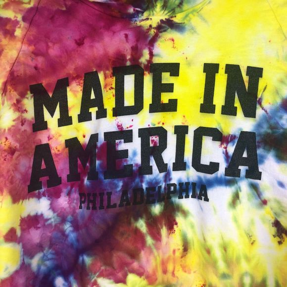 Hand-Dyed Made in America Philly Tie Dye Hoodie - Picture 2 of 8